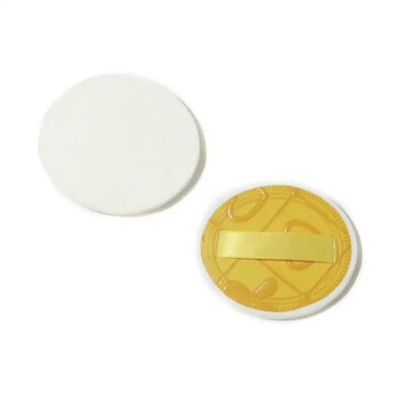 Oval Pressure Pad Air Cushion Powder Puff with SBR and PU Leather Surface, Controlled Pressing for Long-lasting Base Makeup and Professional Setting Use.